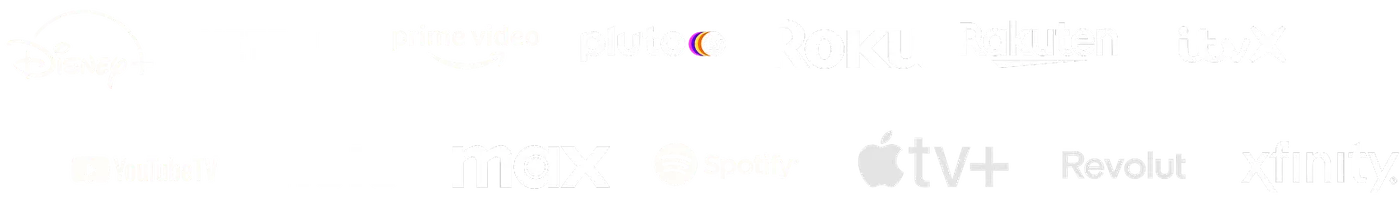Streaming platform logos